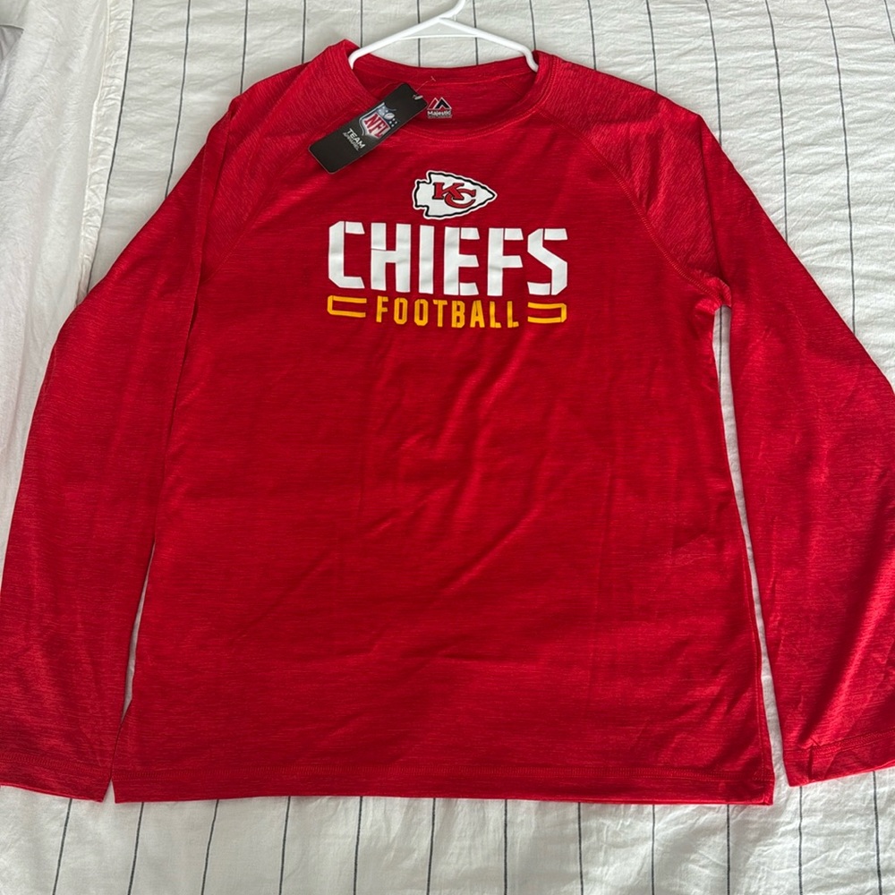 Men's Red Kansas City Chiefs Long Sleeve T-Shirt